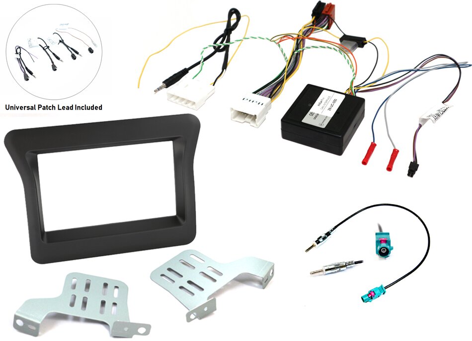 Vauxhall Movano, Renault Master, NV400 Double DIN car stereo upgrade fitting kit (TYPE 1 OR 7)