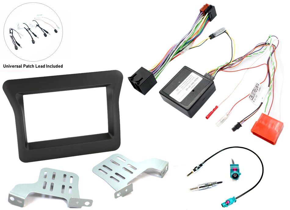 Vauxhall Movano, Renault Master, NV400 Double DIN car stereo upgrade fitting kit (TYPE 2 OR 4)