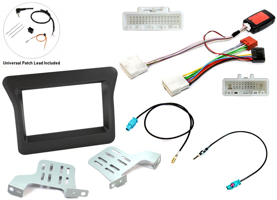 Vauxhall Movano, Renault Master, Nissan NV400 Double DIN car stereo upgrade fitting kit (TYPE 5)