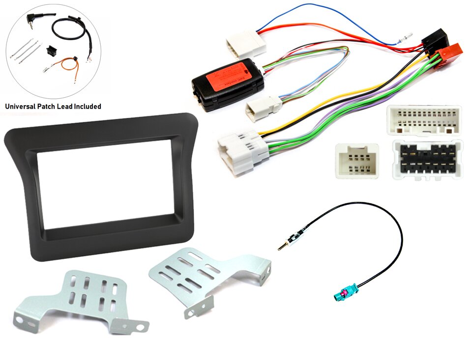 Vauxhall Movano, Renault Master, Nissan NV400 Double DIN car stereo upgrade fitting kit (TYPE 6)