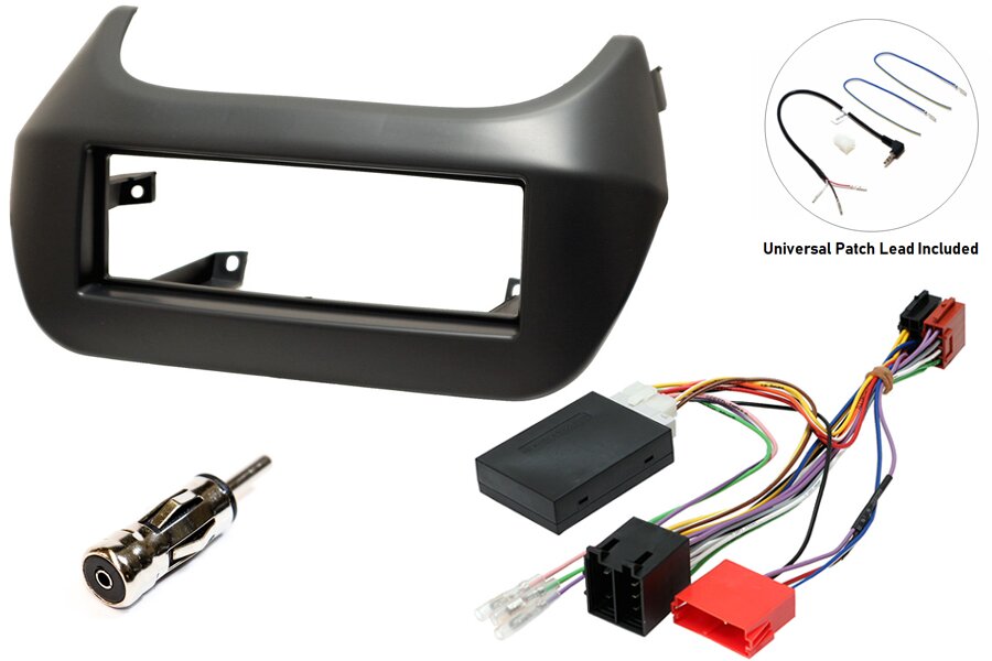 Nemo, Bipper, Fiorino (2008-2017) complete Single DIN car stereo upgrade fitting kit