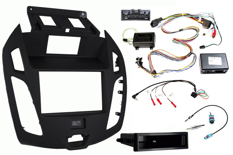 Ford Transit Connect MK2 (2014-2019) Single/Double DIN car stereo upgrade fitting kit (WITH DISPLAY)