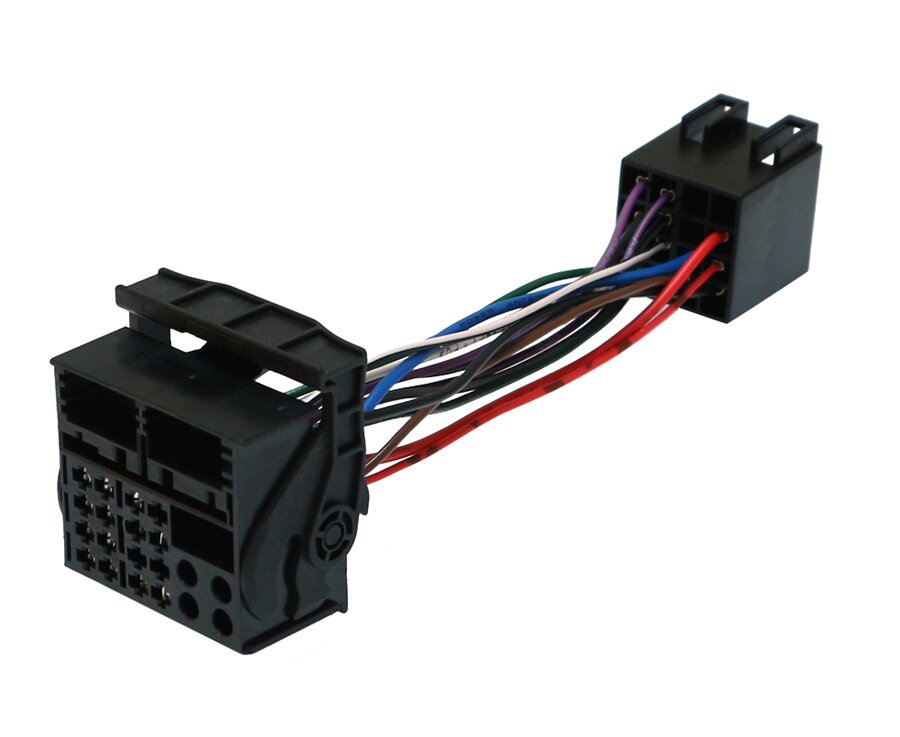 Mercedes Audio 20 quadlock to Audio 5 ISO radio adapter cable
