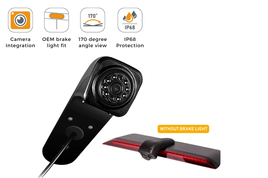 VW Crafter & MAN TGE (2017 Onwards) High-Level Brake Light Reversing Camera