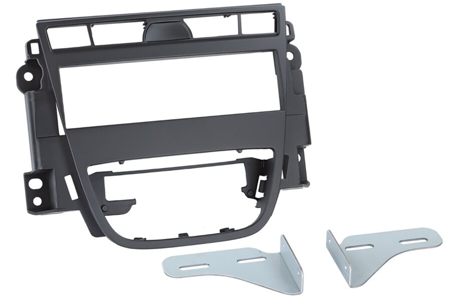Opel/ Vauxhall Meriva Single DIN car radio fascia adapter panel (MATT BLACK)