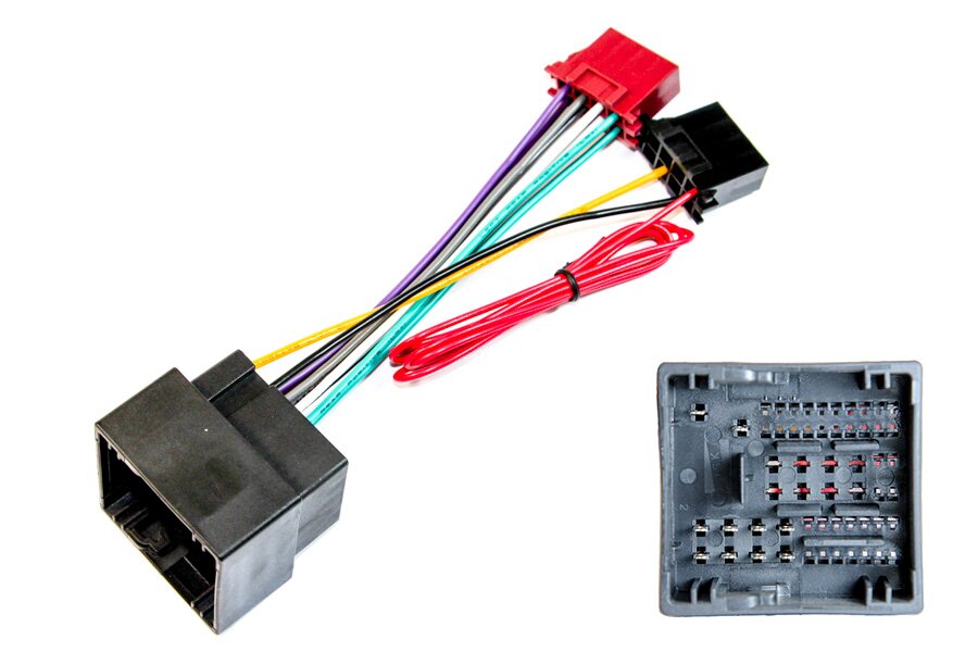 Citroen and Peugeot 2017> ISO radio replacement adapter cable