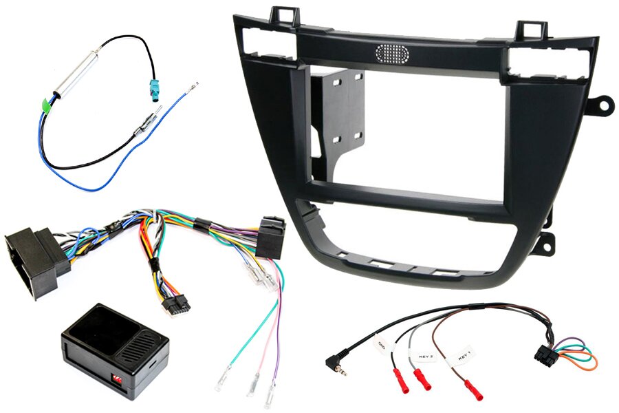 Vauxhall Insignia (2008-2013) Double DIN car stereo upgrade fitting kit with steering controls