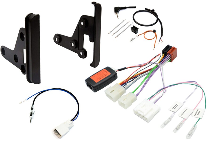 Toyota Avensis (2015 Onwards) Land Cruiser (2018 Onwards) Double DIN car stereo upgrade fitting kit