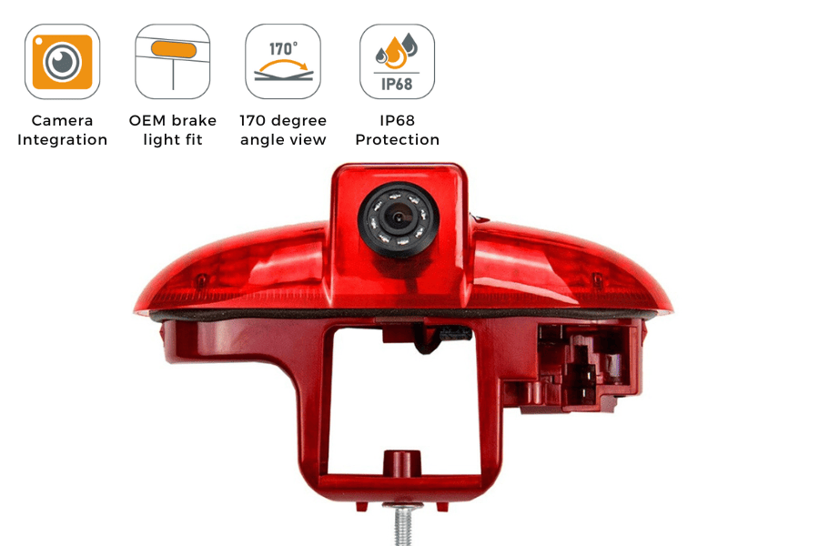 Renault Trafic, Vauxhall Vivaro & Nissan Primastar Brake Light Reversing Camera (2001–2014)