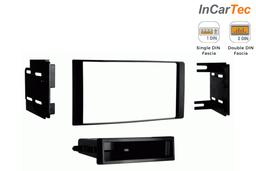 Nissan Note (2013-2018), Serena (2005-2010) Single/Double DIN car audio stereo fascia adapter panel