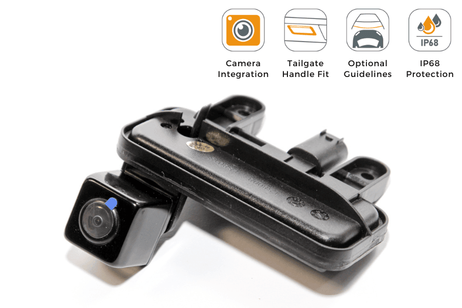 Mercedes B-Class (2012-2018) E-Class (2016-2020) reverse view tailgate handle camera (NTSC)