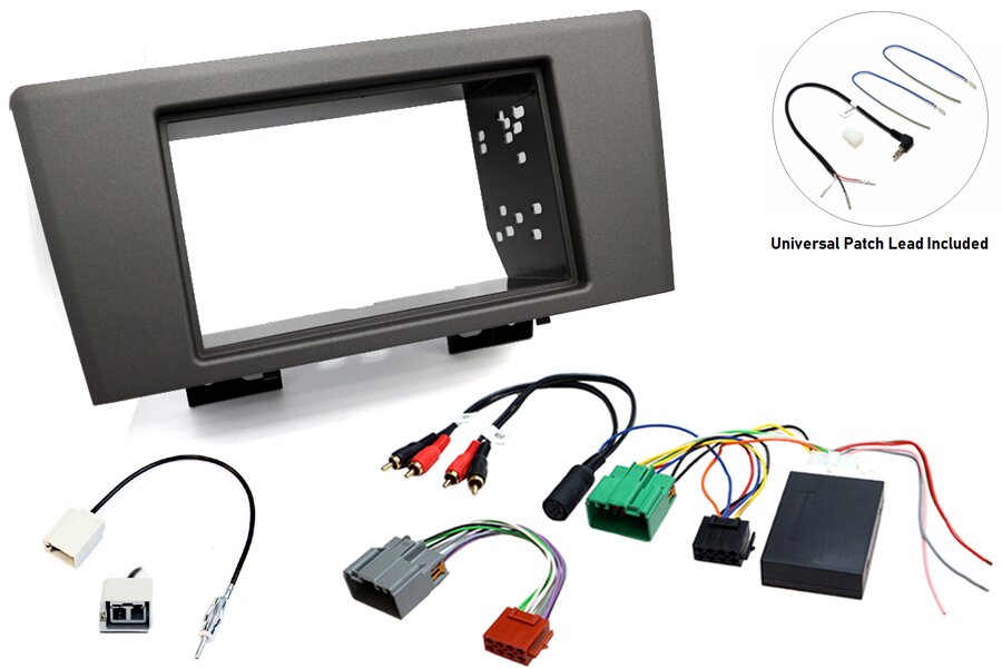 Volvo V70 (2000-2005) Single/Double DIN car stereo upgrade fitting kit with steering controls