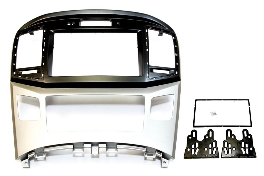 Hyundai i800/ Starex/ H1 (2015 Onwards) Double DIN fascia adapter (INTEGRATED AIR CON/ CLOCK)