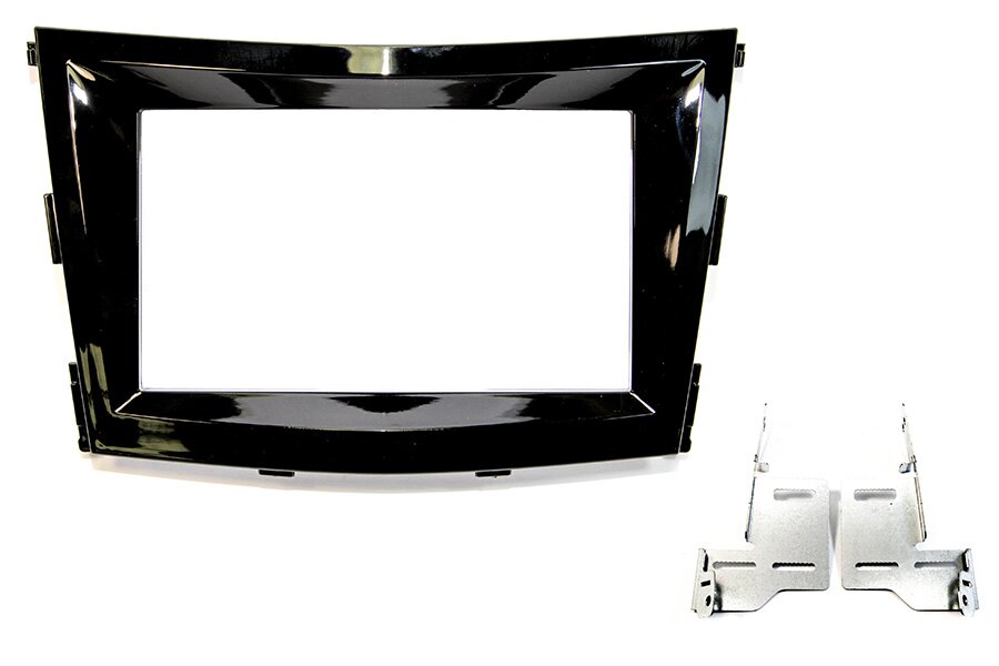 Ssangyong Tivoli (2015 Onwards) Double DIN car audio fascia adapter panel (GLOSS BLACK)