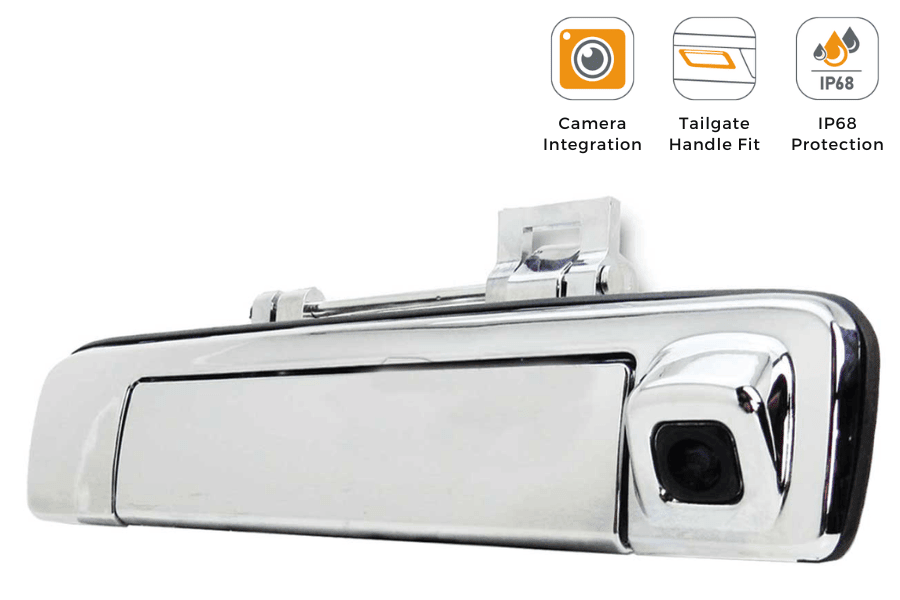Isuzu D-max (2012-2018) reverse view tailgate handle camera (NTSC)