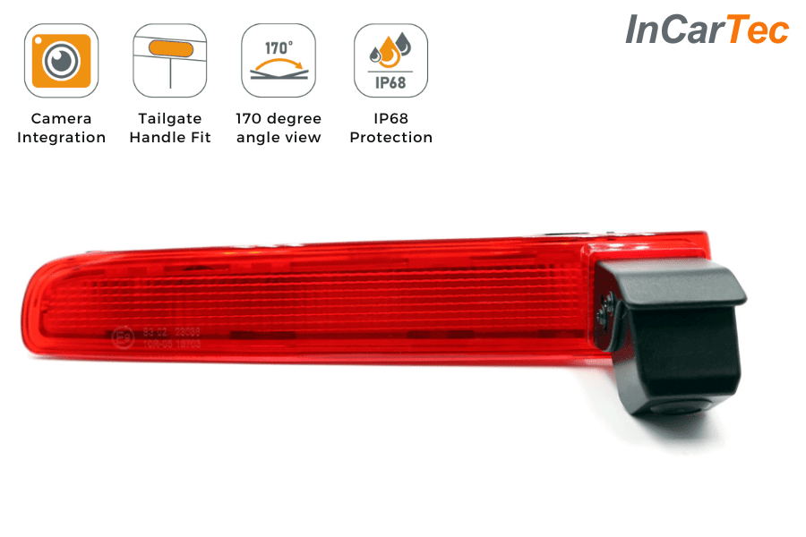 Volkswagen Transporter T5/T6 (2003–2017) Barn Door Brake Light Reversing Camera