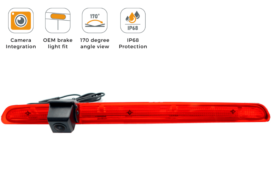 Volkswagen Transporter T6/T6.1 (2016 Onwards) high level brake light camera (TAIL LIFT DOOR)