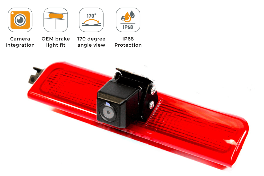 Volkswagen Caddy (2003–2015) High-Level Brake Light Reversing Camera