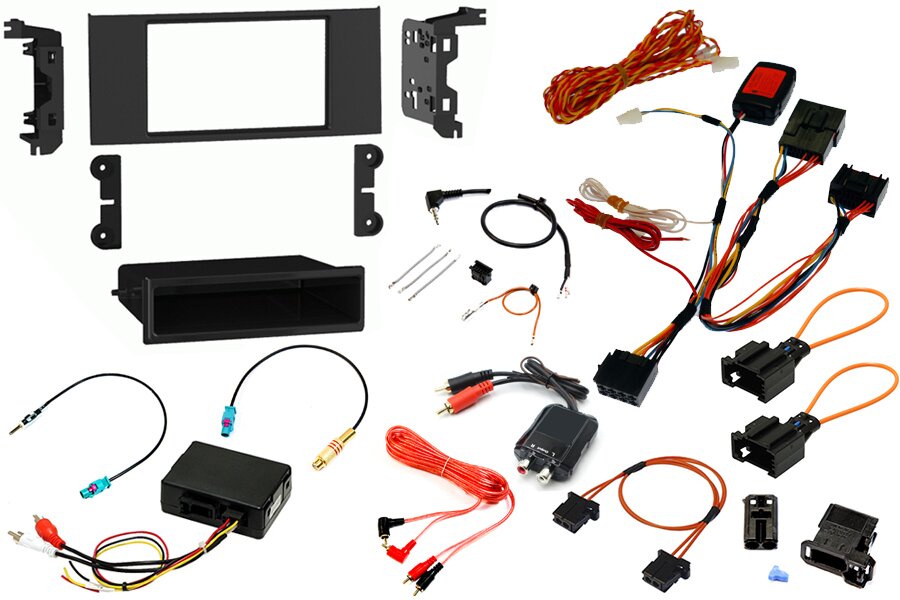 Range Rover Vogue/L322 Single/ Double DIN car stereo upgrade fitting kit (HIGHLINE DSP/ LOGIC 7 AMP)