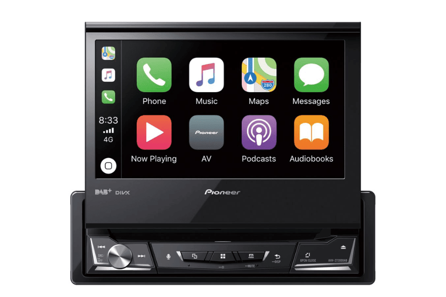 Pioneer AVH-Z7200DAB 7" Foldable Touchscreen Multimedia Stereo with Apple CarPlay & Android Auto