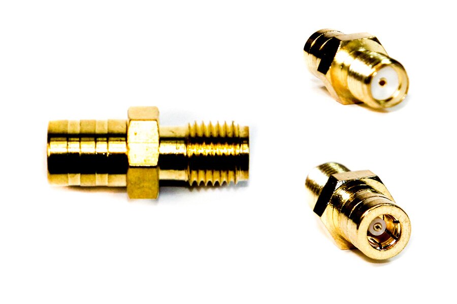 SMA female to SMB female aerial connector adapter