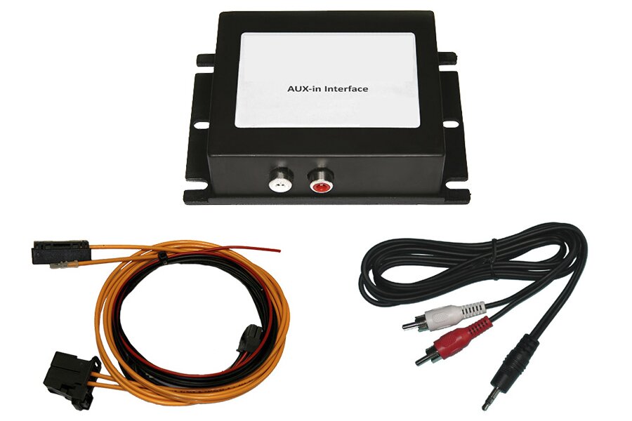 Most AUX In interface for Audi, BMW, Mercedes and Porsche cars with OEM navigation systems