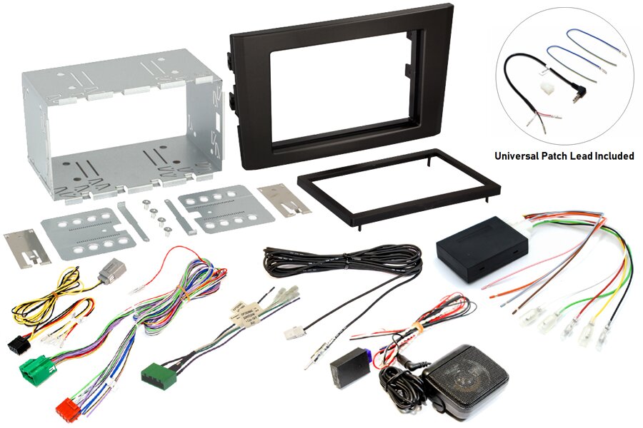Volvo XC90 (2005-2014) Double DIN car stereo upgrade fitting kit (With Parking sensors)