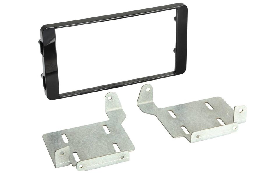 Mitsubishi ASX (2014 onwards) Double DIN car radio stereo fascia (without Silver Trim) PIANO BLACK