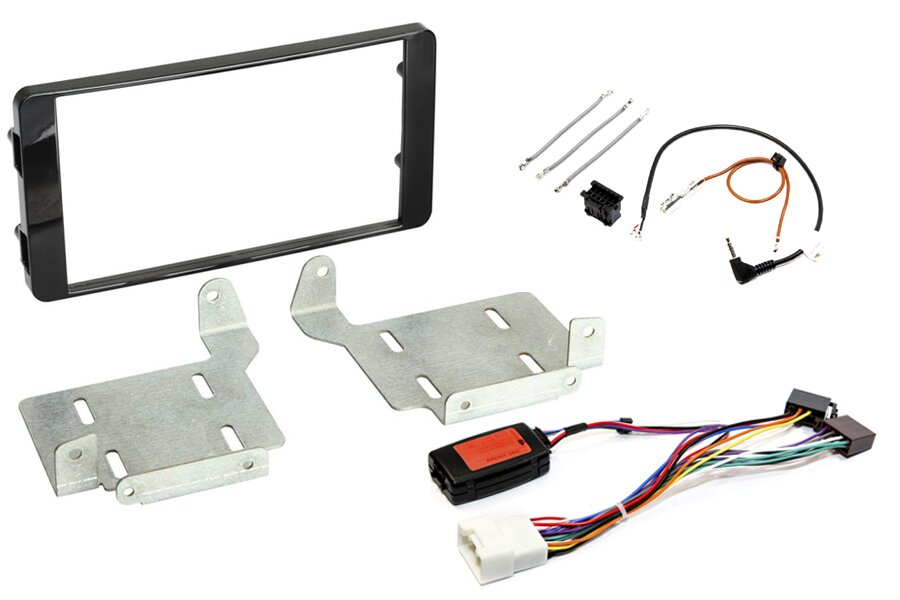 Mitsubishi ASX (2014-2023) Double DIN car stereo fitting kit (without Silver Trim) PIANO BLACK