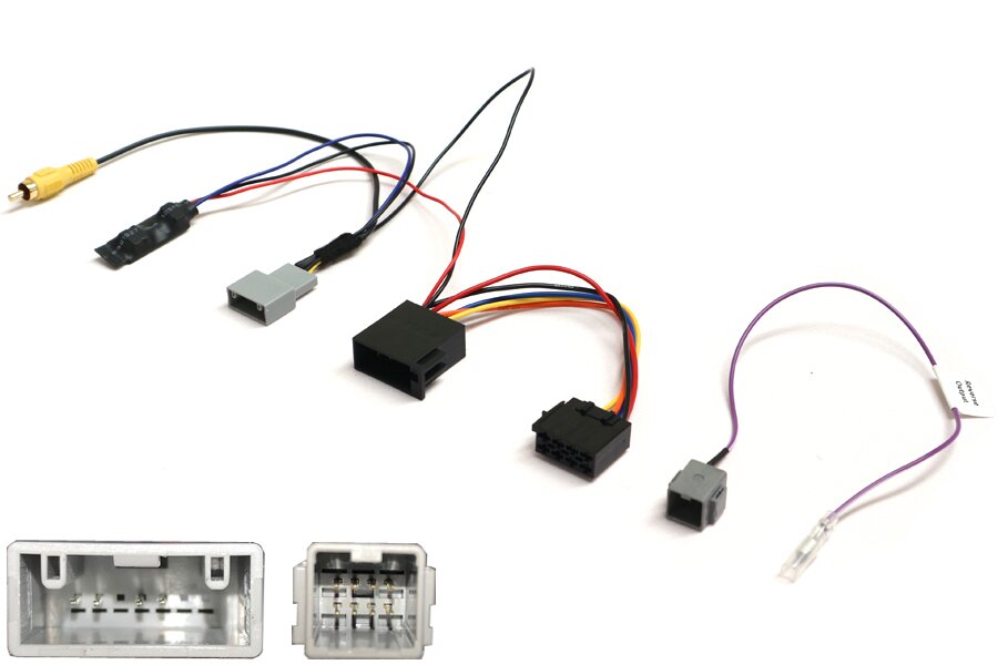 Honda OEM 2VN3 Navigation Reverse Camera Retention Interface (7 & 8 Pin Grey Connectors)