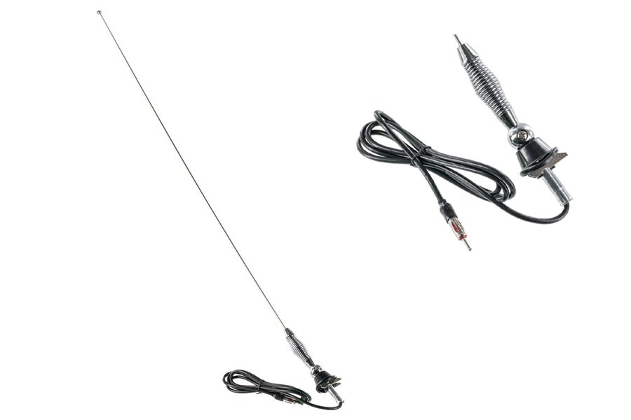 Universal AM/FM spring side top mount car roof antenna/ aerial with split ball