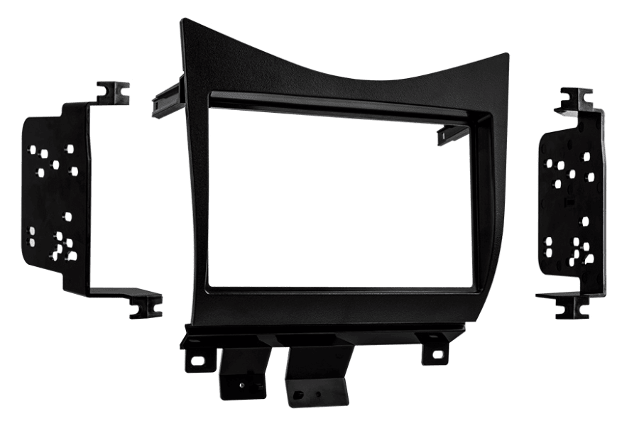 Honda Accord (2003-2007) Double DIN car audio fascia adapter panel (MATT BLACK) Metra