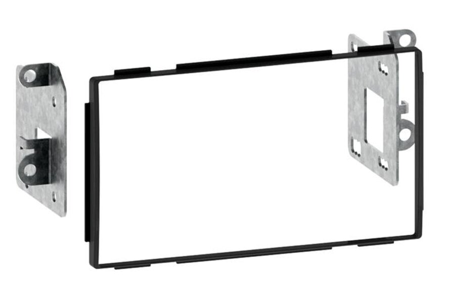 Nissan Qashqai (2007-2013) Double DIN car radio fascia adapter panel (MATT BLACK)