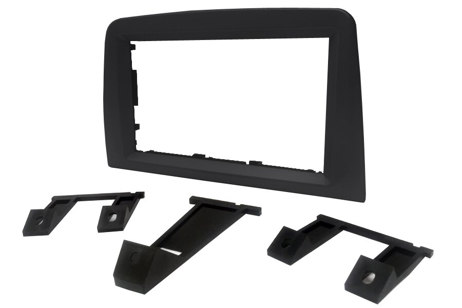 Alfa Romeo Mito (2009 Onwards) Double DIN fascia adapter panel (MATT BLACK)