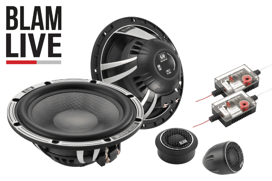 BLAM LIVE L165S - SOLO 165mm (6.5 inch) 140W ULTRA-SLIM 2-Way component speakers