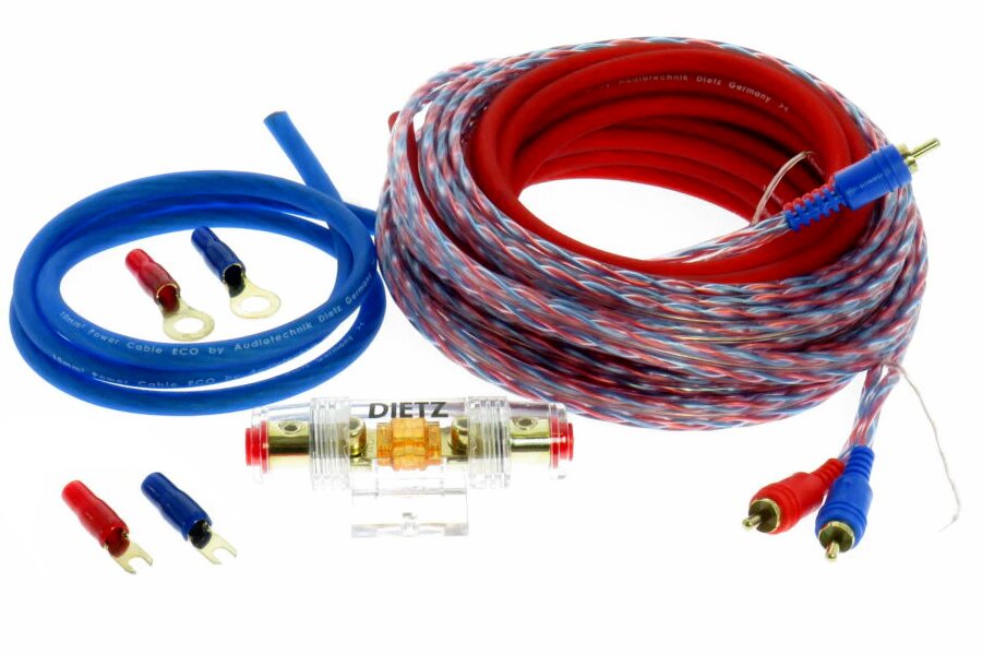 Amplifier wiring kit 10mm2  (8 Guage)