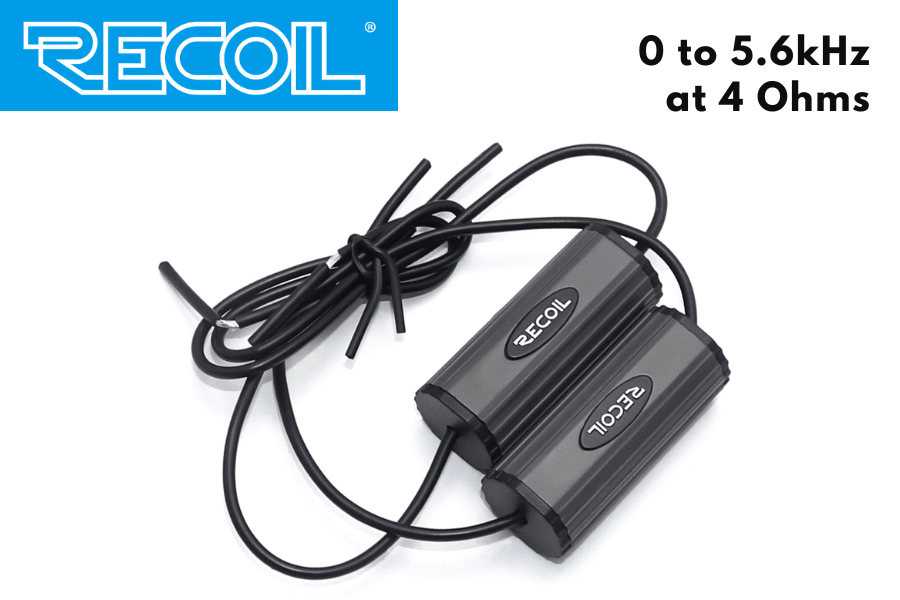 RECOIL Tweeter Bass Blockers/ Filter/ Capacitors (PAIR) 0 to 5.6kHz at 4 Ohms