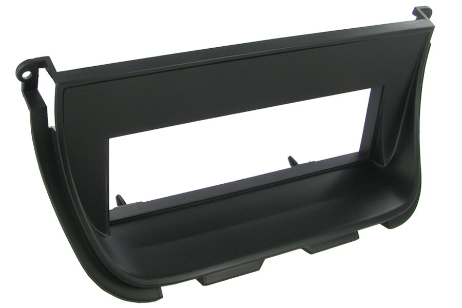 Jaguar XJ8 (1998-2002) single DIN car audio fascia adapter panel (MATT BLACK)