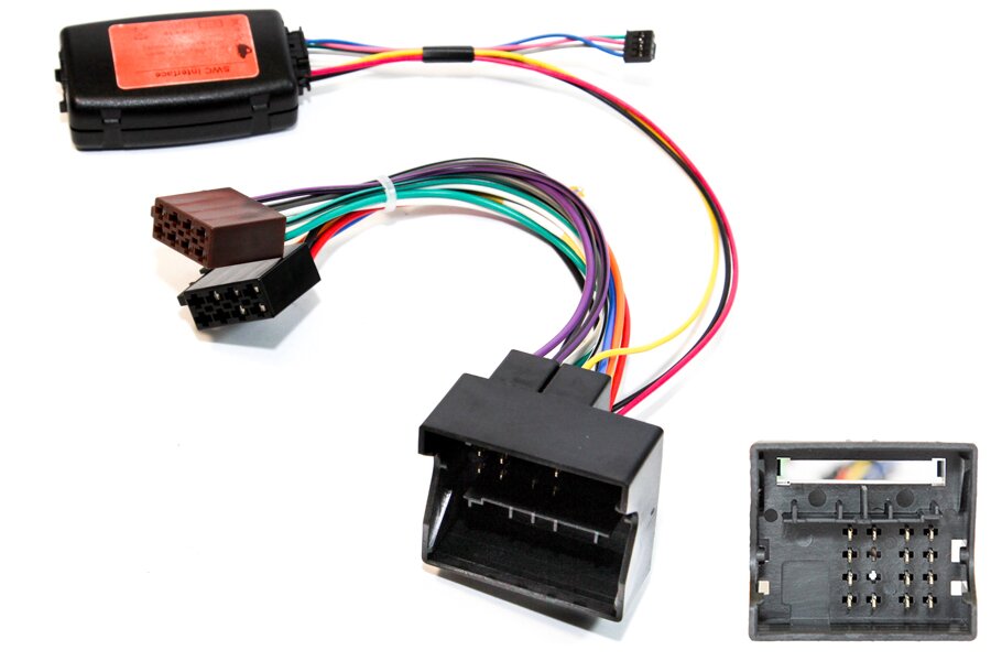 BMW K bus Steering wheel audio control interface & ISO cable (QUADLOCK)