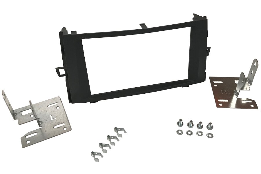 Toyota Verso (2009-2011) Double DIN car audio fascia adapter panel (MATT BLACK)