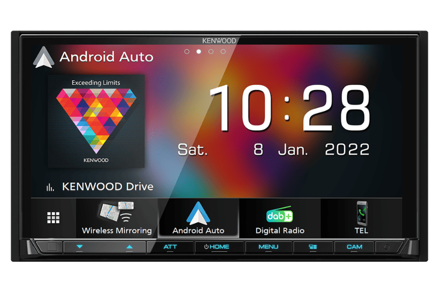 Kenwood DMX8021DABS Double DIN Stereo head unit (Wireless Carplay/ Android, Bluetooth, DAB+)