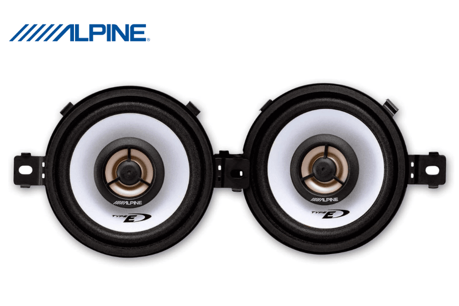 Alpine SXE-0825S 3.5 Inch Coaxial Car Speakers | 2-Way | 150 Watts
