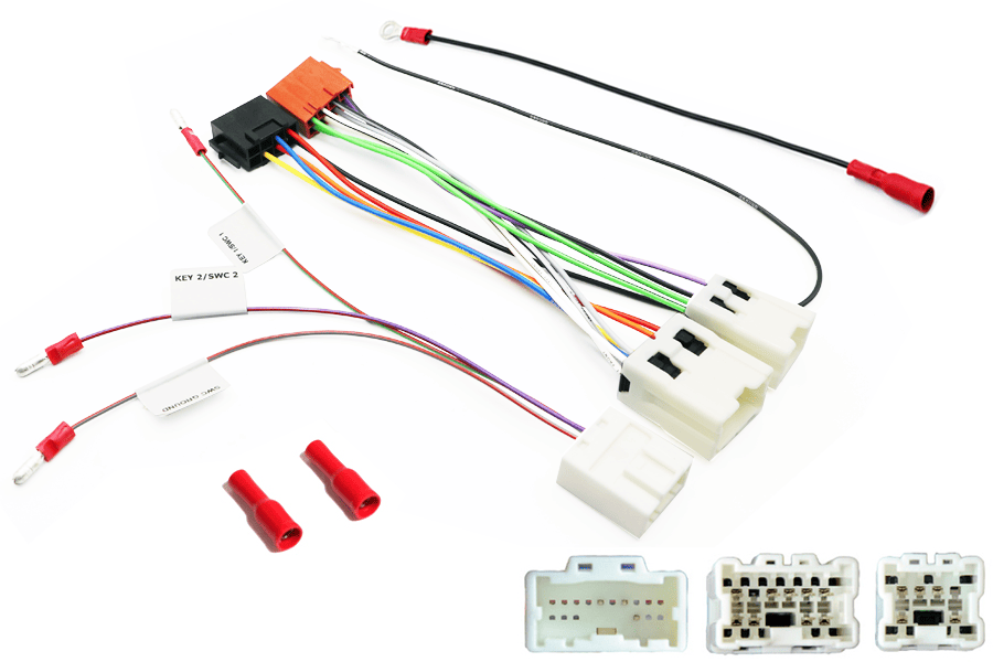 Nissan 10 and 6 pin radio replacement ISO steering wheel control cable (LOOSE WIRE CONNECTIONS)