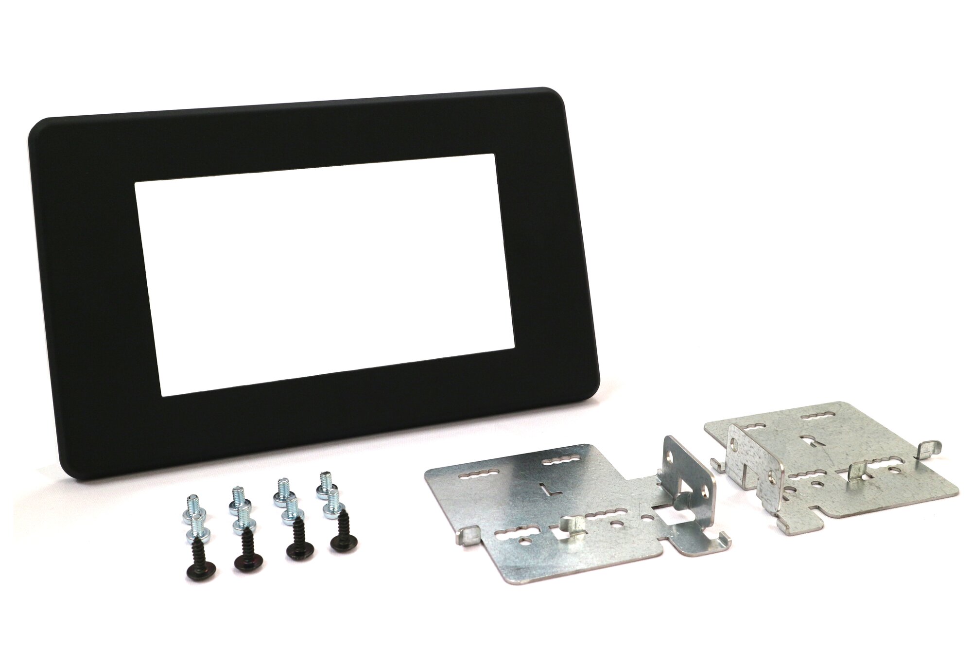 Renault Master, Nissan NV400, Vauxhall Movano (2020 Onwards) Double DIN fascia adapter (MATT BLACK)