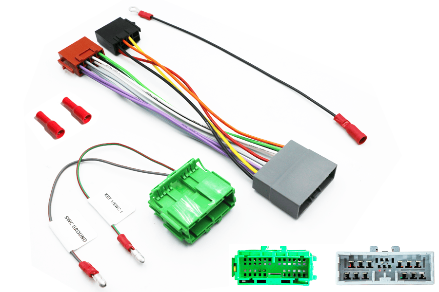 Honda CRV III (WITH 2VNO NAV) car radio ISO steering wheel control cable (LOOSE WIRE CONNECTIONS)