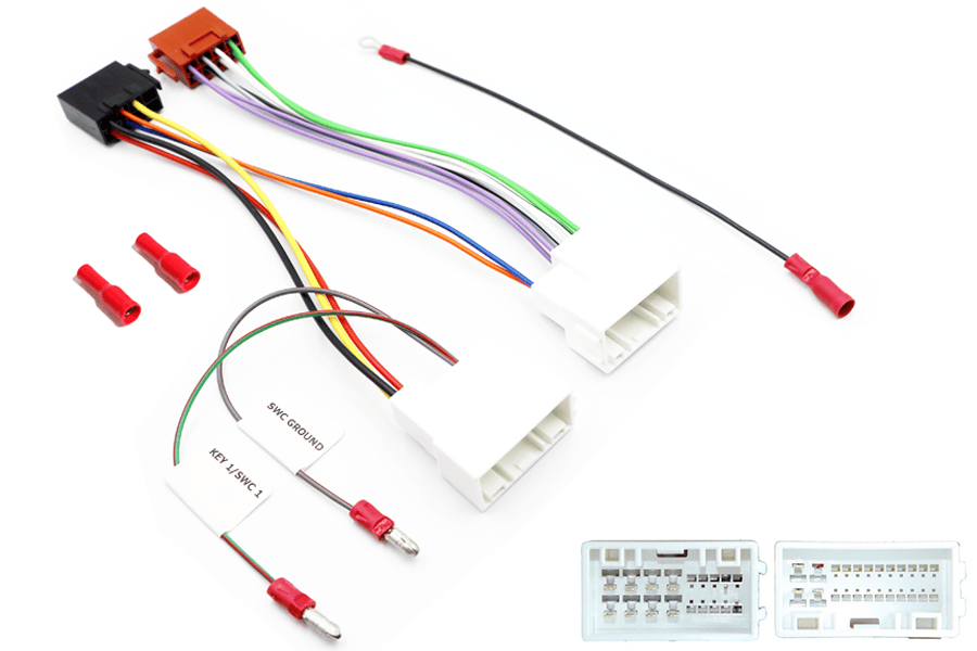 Hyundai/ Kia (2008 Onwards) car radio ISO steering wheel control cable (LOOSE WIRE CONNECTIONS)