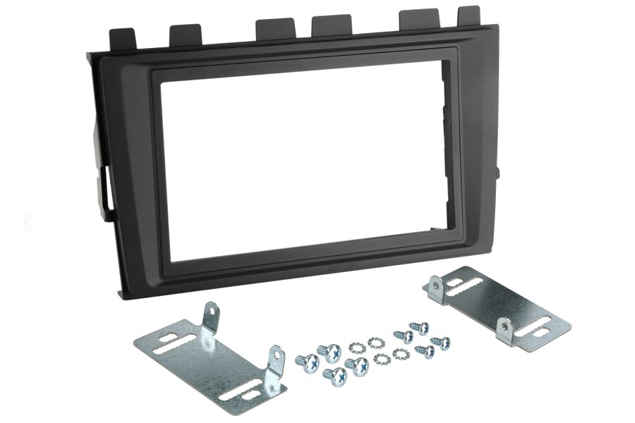VW 2017 onwards (SHALLOW DEPTH) audio fascia adapter (MATT BLACK)