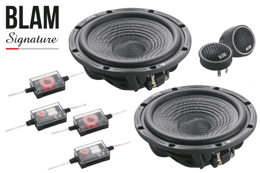 BLAM SIGNATURE S 165N45+ High Fidelity 165mm (6.5") SLIM 120W 2-way component speaker system