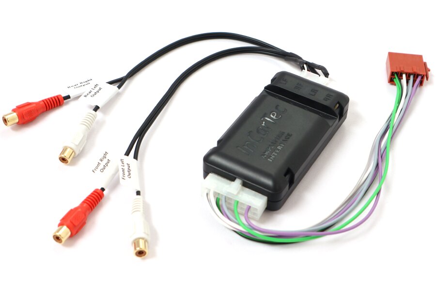 4 channel High level ISO to Low Level RCA adapter