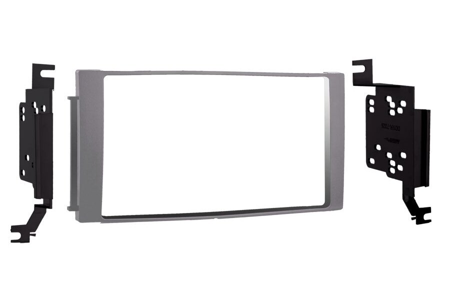 Hyundai Santa Fe (2006-2012) Double DIN car radio fascia (SILVER)